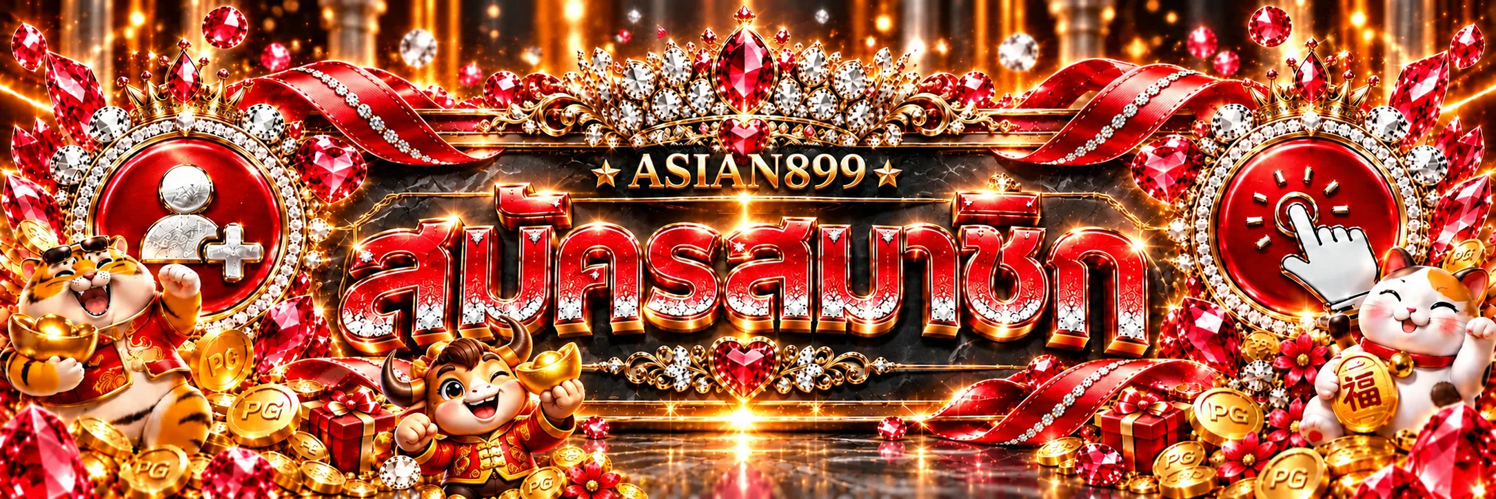 ASIAN899 ทางเข้าและปุ่มสมัครสมาชิก